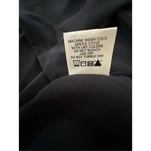 Krisa Revolve Los Angeles Long Sleeve Surplice Mini Dress in Dark Navy Size S