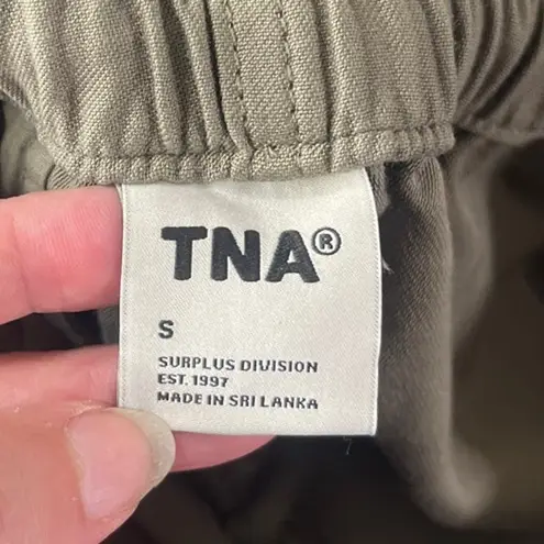 Y2K TNA Surplus Aritzia Parachute Women’s Pants Sz S Olive Cargo Gorp Military Green