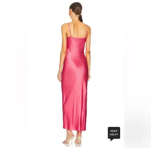 Pistola NWT Mari Square Neck Dress in Guava by