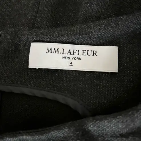 MM.LaFleur M.M. Lafleur The Lydia Dress Charcoal Gray Size 4 career workwear office
