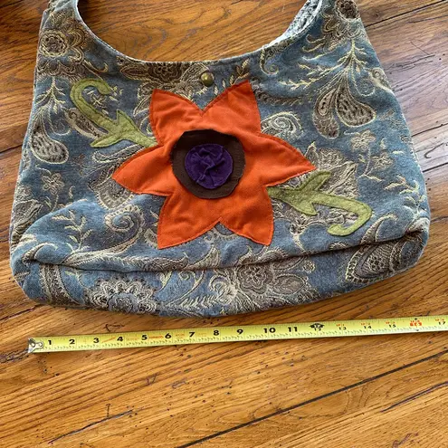 Cherella Shoulder Hobo Bag / Unique/ Rare Blue
