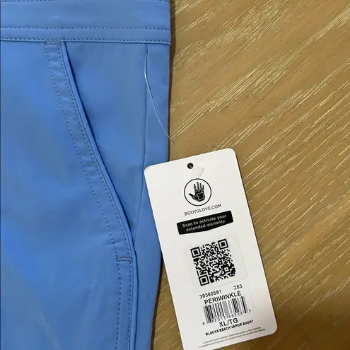 Body Glove Women's Stand Smoothies Beach Vapor Boardshorts, Periwinkle, XL, NWT