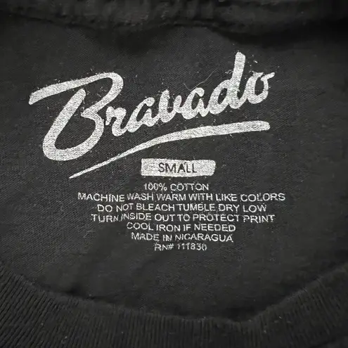 Bravado Guns & Roses T Shirt Womens Small Black Graphic Tee Hard Rock Metal