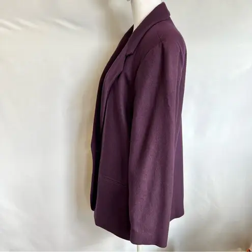 Sag Harbor Vintage Prophecy By Purple Pure Wool Blazer Jacket Womens Size 10