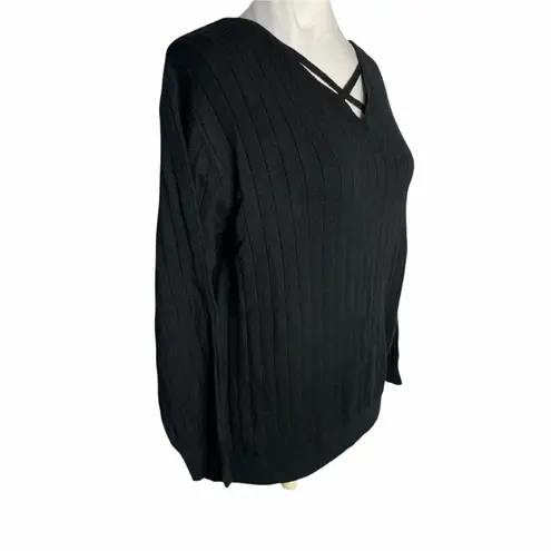 One Way Japanese Ribbed Knit Pullover Sweater 18PE