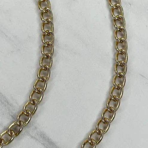Gold Tone Chain Purse Replacement Strap 46" Crossbody ✨