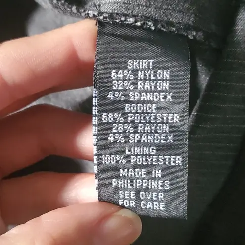 BCX Y2K Pinstripe Bottom Cap Sleeve Fitted Belt Dress with Cap Sleeves