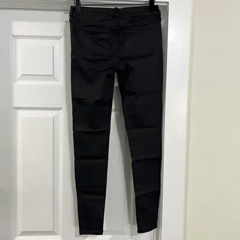 Altar'd State Altar’s State Black Shimmer Skinny Jeans Size 26/3 Stretch