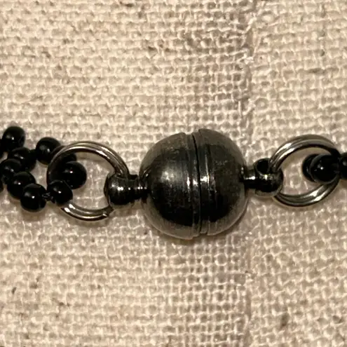 Hamaca Beaded Statement “Peacock” Magnetic Clasp Closure Bib Necklace Size OS Multiple