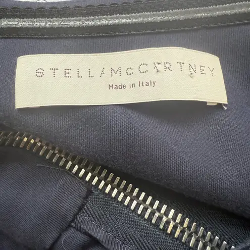 Stella McCartney Strapless Pleated Mini Dress Women's 40 US 6 Navy Minimalist