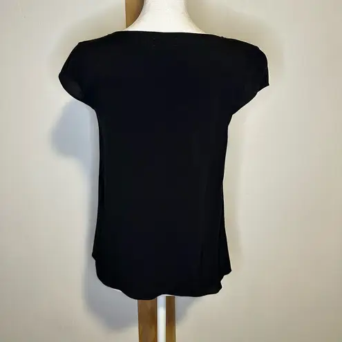 Wilfred Free black short cap sleeve top size XS