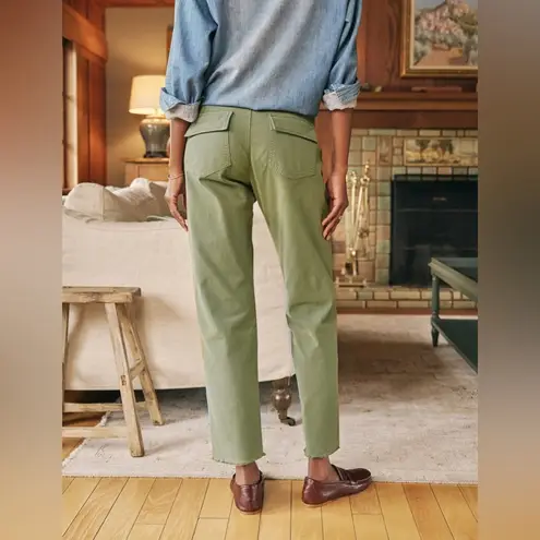 Frank & Eileen Blackrock, The Italian Utility Pant, Green size 8 Blue