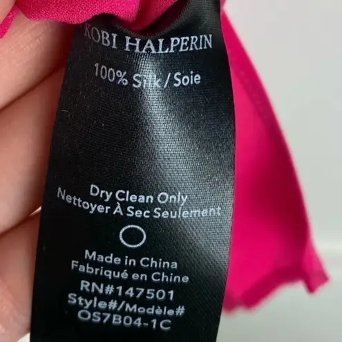 Kobi Halperin • NWT Magenta Pink Laurell Cold Shoulder Blouse