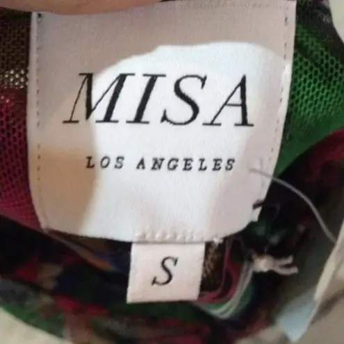 MISA Los Angeles NWT “Dania” Asymmetrical Floral Wrap Skirt Size Small