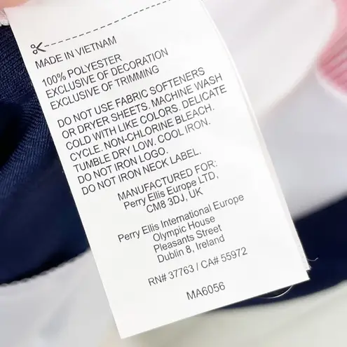 Callaway NEW Golf White Abstract Gradient Stripe Color Block Dress Size Large