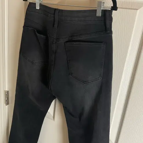 S.O.N.G Timeless Fit Women's High Rise Black Distressed Jeans Size 29