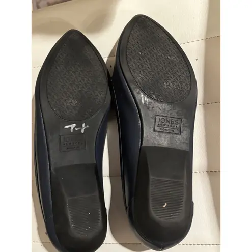 JONES NEW YORK SIGNATURE Navy Blue Pointed Toe Loafers Women's Size 10