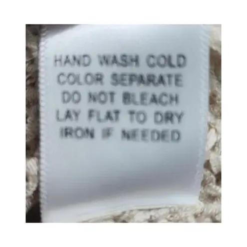 LE LIS COLLECTION Womens Knit Top Size S Beige One Shoulder Asymmetric Modern