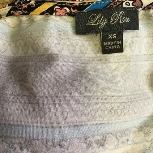 Lila Rose Lily Rose Bright sexy striped hippie chic mini dress