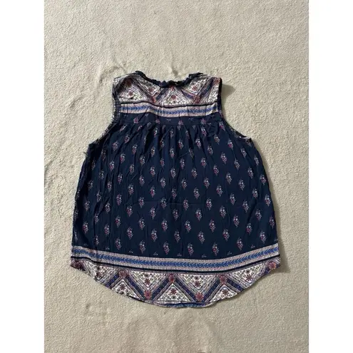 ARTESIA LADIES SLEEVELESS 100% RAYON TOP STRETCH SMOCKED BODICE SIZE M Size M