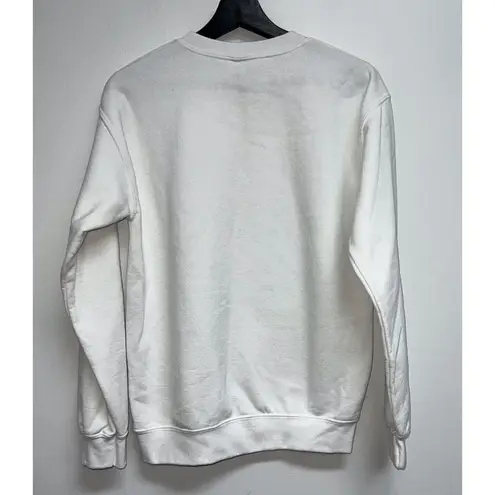 Gameday Couture Womens Christmas Holiday Sweatshirt Size S White Merry & Bright