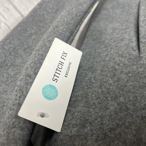 RD Style Women’s NWT Grey Polyester Cozy Casual Peacoat Size Small Stitch Fix