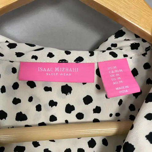 Isaac Mizrahi Pajamas Dots Cruella De Vil Halloween Costume Dalmatian Spots Med