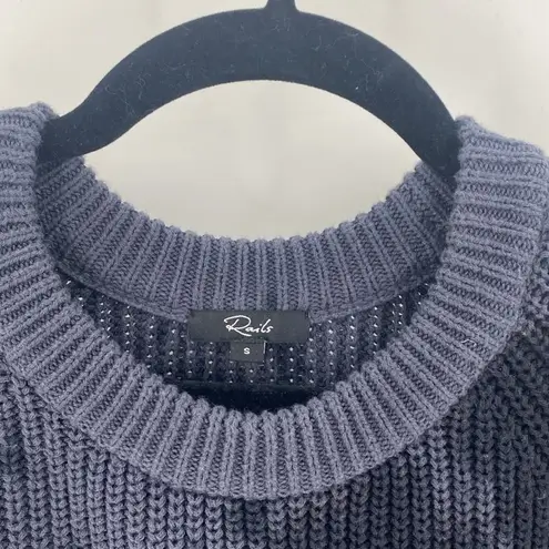 Black Cotton Cashmere Sweater Rails VENUS IRON BLACK TIE DYE size S