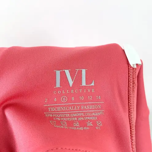 IVL Collective x DAE Cactus Fruit Blossom Longline Corset Sports Bra Crop Top 6 Pink