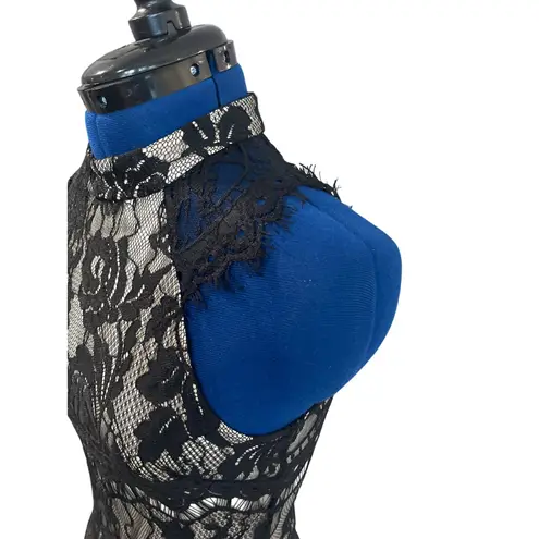 Filly Flair Lace Mini Dress Cocktail Women's Size M Sleeveless Fitted Homecoming