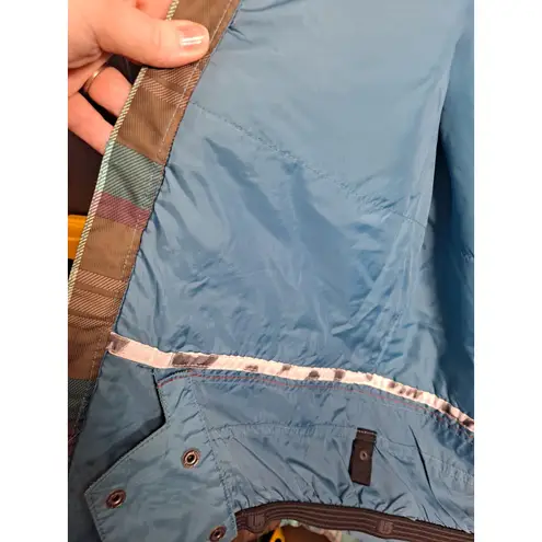 Burton The White Collection Snowboard Jacket Plaid Insulated Women's S