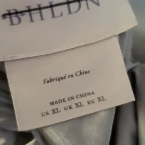 BHLDN Chateau maxi Skirt in light green