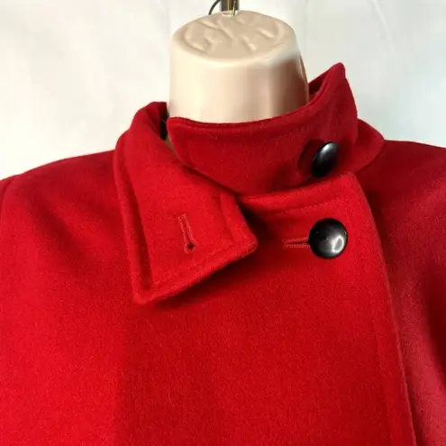 International Scene Vintage Red Wool Double Breasted Blazer Size 7/8