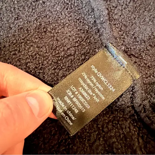 Barefoot Dreams CozyChic Ultra Lite Hooded Cardigan Women’s Size Large Black