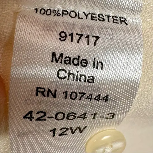 Jessica London short sleeve tie front women’s top size 12W