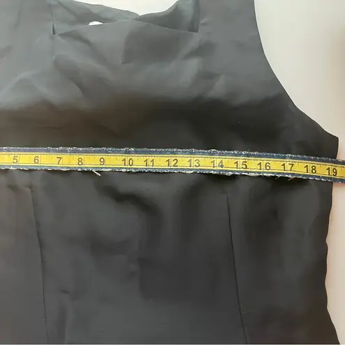 Talbots Elegant Black Dress with Floral Design