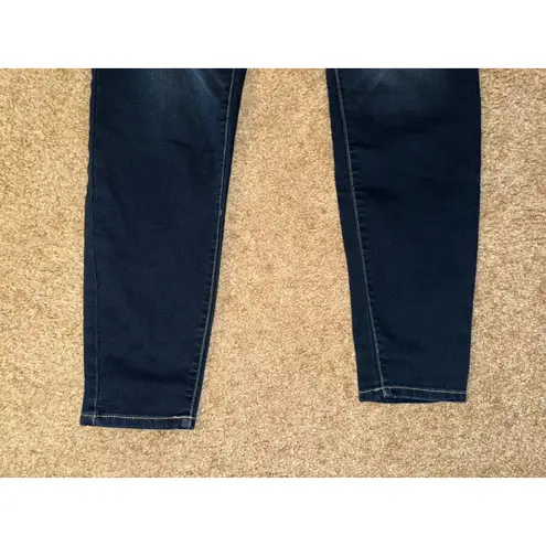 Maurice's  Stretch Dark Wash Denim Jeans Women Size 14W Long Skinny Fit
