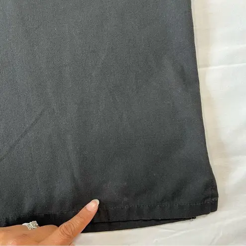 Peaches Uniforms Medium Women's Scrubs Top Black V