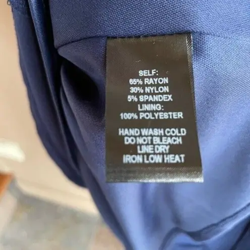 NWT Lulus Bon Appetit Skater Dress in Navy Blue Size Small