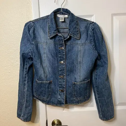 CLIO 90s vintage cropped denim jacket