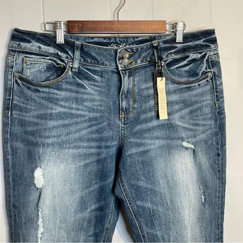 Victoria's Secret  distressed jeans, VS hipster jeans, vintage 1990s Deadstock