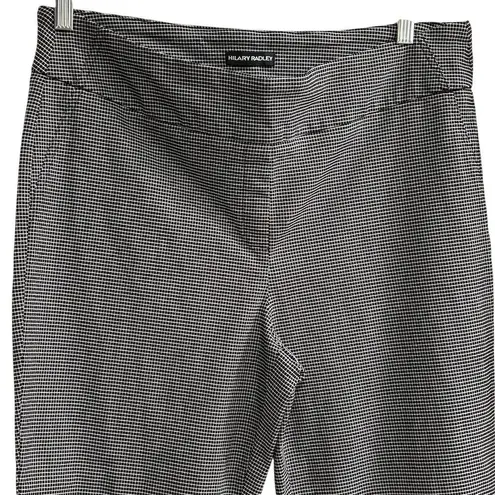 Hilary Radley Women's XL Black White Pull-On Pants High Rise Casual Stretchy