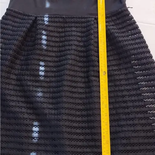 Wardrobe Black Ribbed Draped Neck Blouson Dress Size 12 Cocktail Evening