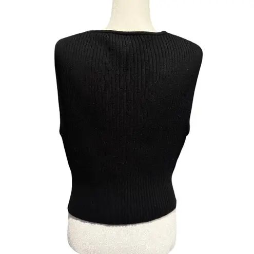 Dockers Vintage Zip Front Sweater Vest Fair Isle Knit (Size L)