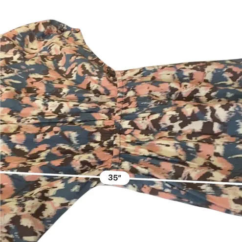 Cleobella Kimberly Print Dress with Puff Sleeves Size Small