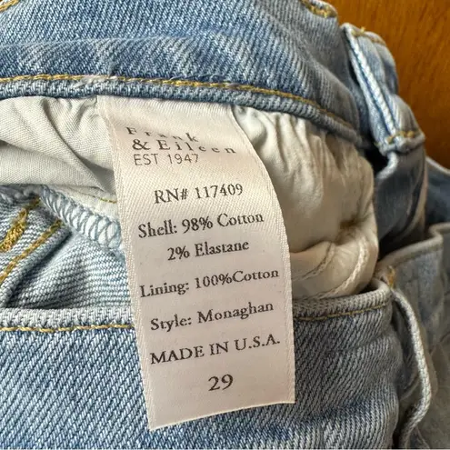 Frank & Eileen Monaghan 1990 Wash Italian Vintage Denim Jeans Light Blue 29