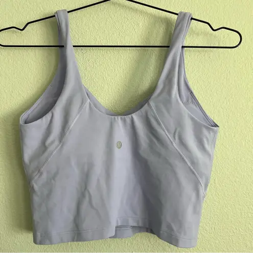 Lululemon  Dark Lavender Align Cropped Tank Top. Size 10