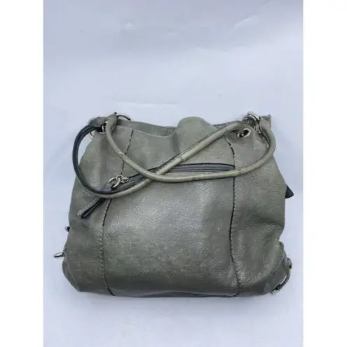 Giani Bernini Msrp Olive Green Leather Shoulder Bag