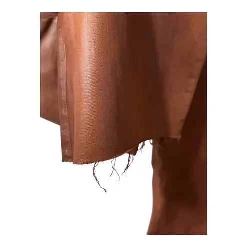 L'Agence Kendra High Rise Cropped Flare Pants Java Coated Women's Size 33 NWT