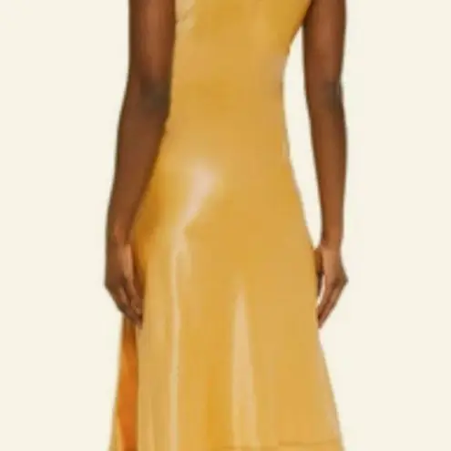 Acne Studios Satin slip dress Gold US 10